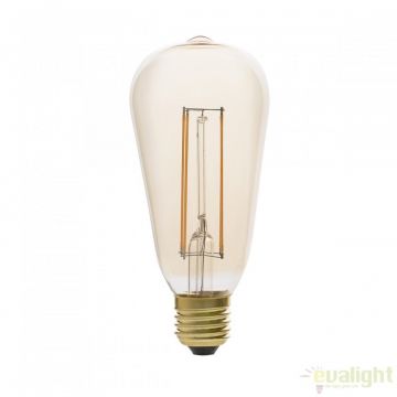 Bec LED decorativ dimabil FILAMENT amber E27 5W 2200K 17433