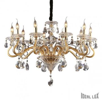 Candelabru 10 brate, cristal Venezian Negresco SP10 087771