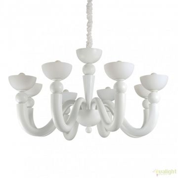 Candelabru elegant cu 8 brate BON BON SP8 BIANCO 094007