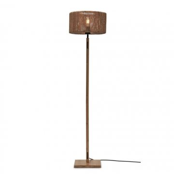 Lampadar eco din bambus si iuta Iguazu straight nat/30x16, nat