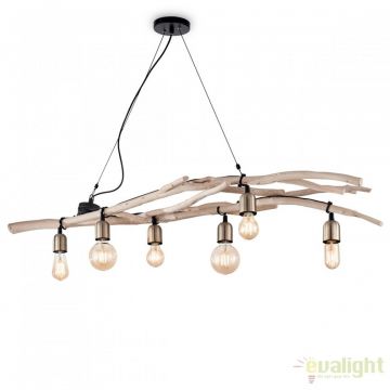 Lustra design deosebit lemn natur DRIFTWOOD SP6 180922