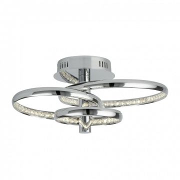Lustra LED moderna aplicata Rings 28W 3133-3CC SRT