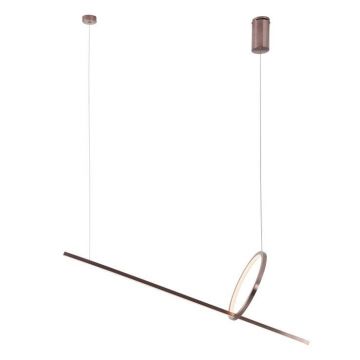 Lustra LED moderna design minimalist Lozanna Brushed Bronze