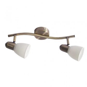 Lustra, Plafonier cu 2 spoturi, finisaj bronz, Soma 6307 RX