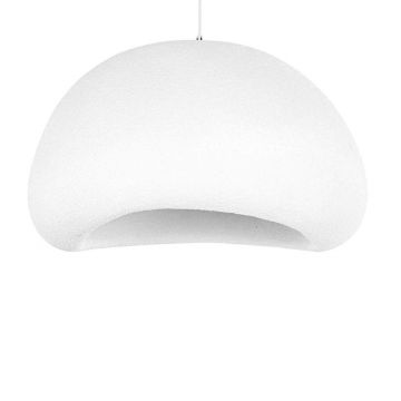 Lustra suspendata design decorativ Cloud alb 60cm