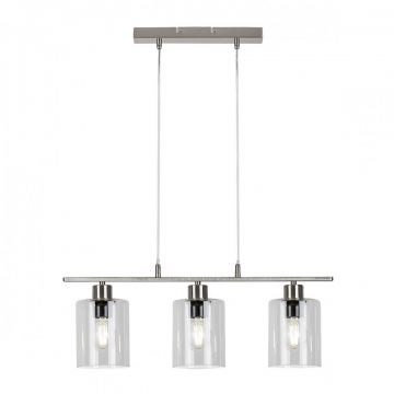 Lustra suspendata design modern Miroslaw 3L crom