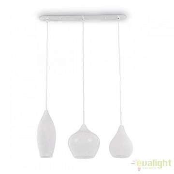 Lustra suspendata design modern SOFT SB3 BIANCO 111858