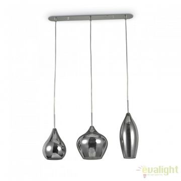 Lustra suspendata design modern SOFT SB3 FUME 111865