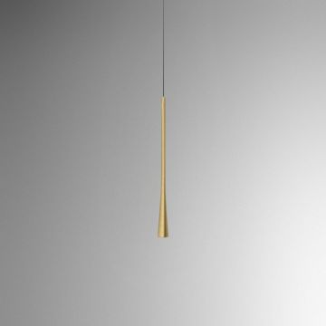 Lustra suspendata, Pendul LED slim DAFNE H-40cm alb, negru sau auriu