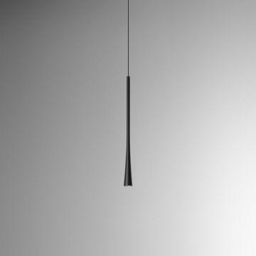 Lustra suspendata, Pendul LED slim incastrabil DAFNE alb, negru sau auriu