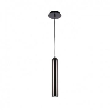 Pendul design modern TUBO 1 Black/Chrome