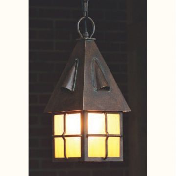 Pendul iluminat exterior din fier forjat design rustic HL 2585