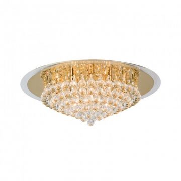 Plafoniera eleganta cristal K9 diam. 62cm Gloria DLU 2378/9/62 gold OR
