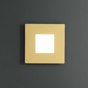 Plafoniera LED moderna BILDE 64x64cm, alb, negru sau auriu