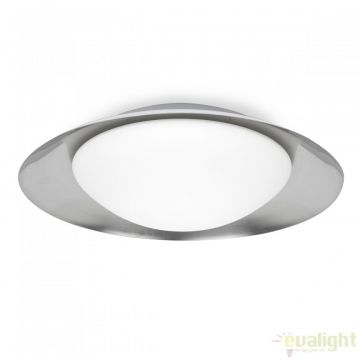 Plafoniera LED moderna SIDE 15W alb/nickel 62141