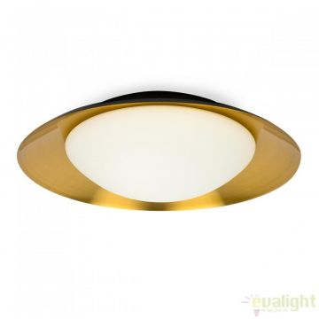 Plafoniera LED moderna SIDE 15W negru/cupru 62143