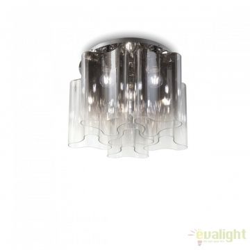 Plafoniera moderna design lux diametru 56cm, COMPO PL6 FUME 172828