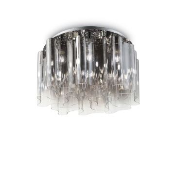 Plafoniera moderna design lux diametru 73cm, COMPO PL10 FUME 172804