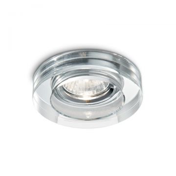 Set de 3 spoturi incastrabile tavan fals diam.9,5cm, BLUES FI1 TRASPARENTE 083254