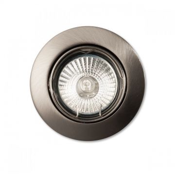 Set de 3 spoturi orientabile, incastrabile diam.8,2cm, SWING FI1 nickel 083148