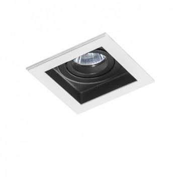 Spot incastrat tavan/plafon MINORKA alb/negru
