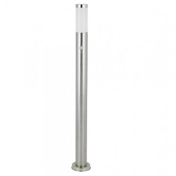 Stalp exterior cu senzor, H-110cm, IP44, Inox torch 8268 RX