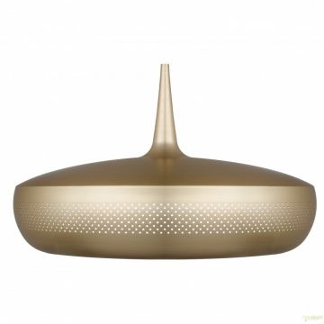 Abajur metalic design retro Clava Dine, Brushed Brass