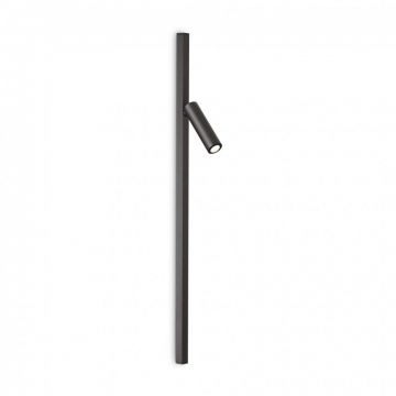 Aplica de perete design liniar cu spot LED directionabil SYNTESI AP LINEAR NERO