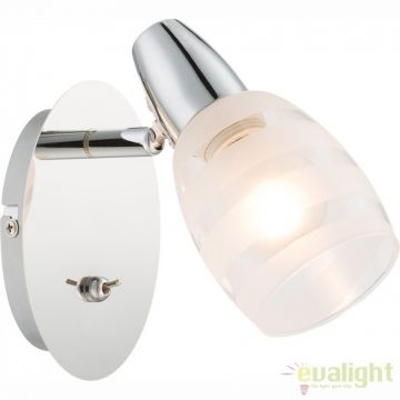Aplica de perete design modern finisaj crom ROY 54985-1 GL