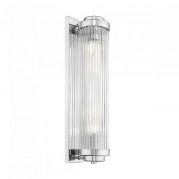 Aplica de perete eleganta design modern SERGIO crom H-57cm