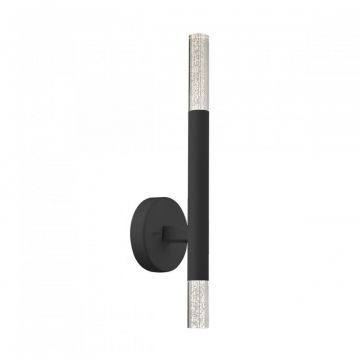 Aplica de perete LED design minimalist One, negru mat