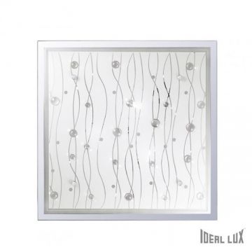 Aplica de perete, Plafonier dim. 42x42cm OCEAN PL3 TRASPARENTE 081441