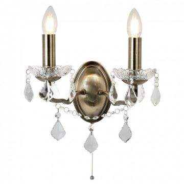 Aplica de perete stil clasic Paris alama antic 8732-2AB SRT