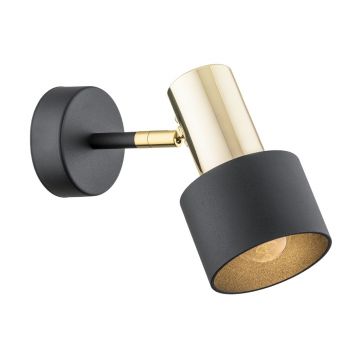 Aplica Spot modern design minimalist DORIA negru/alama