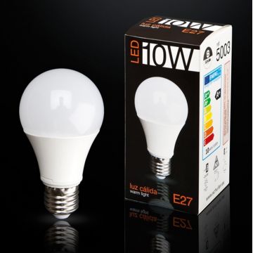 Bec LED E27 10W 3000K lumina calda Globe opal SV-5003