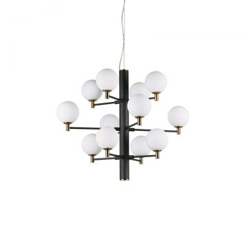 Candelabru design modern COPERNICO SP12 NERO, D-71cm 197319