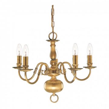 Candelabru traditional stil clasic Flemish alama 5L 1019-5AB SRT