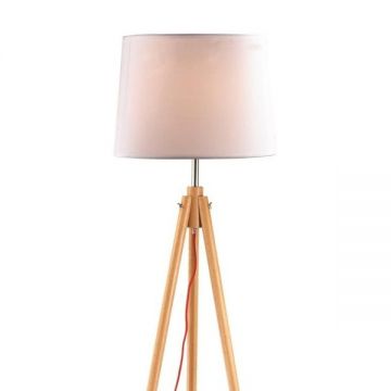Lampadar, lampa de podea cu trepied YORK PT1 WOOD 089805