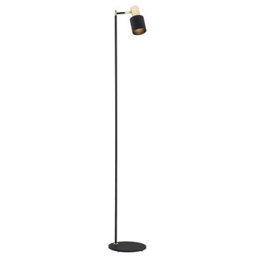 Lampadar / Lampa de podea design minimalist DORIA negru/alama