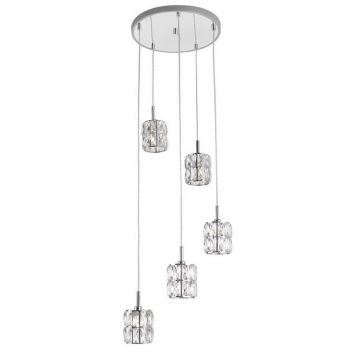Lustra eleganta design modern cu 5 pendule Nice NVL-8538105