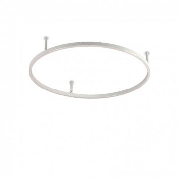 Lustra LED design modern geometric ORACLE SLIM PL D070 ROUND 3000K ON-OFF WH