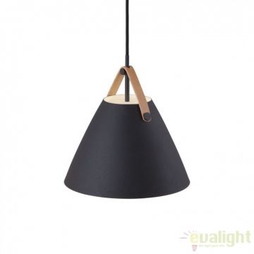 Lustra / Pendul design nordic Strap 27 negru 84333003 DFTP