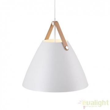 Lustra / Pendul design nordic Strap 36 alb 84343001 DFTP