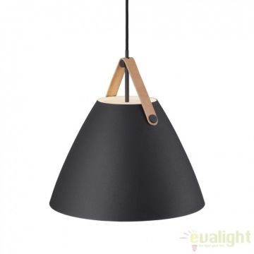 Lustra / Pendul design nordic Strap 36 negru 84343003 DFTP