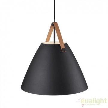 Lustra / Pendul design nordic Strap 48 negru 84353003 DFTP