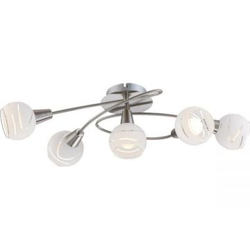 Lustra, Plafonier LED Elliott 54341-5 GL