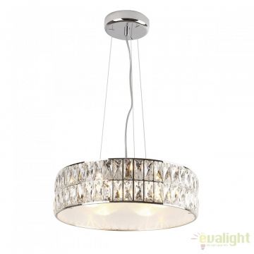 Lustra suspendata design elegant Ã˜46cm DIAMANTE II P0238 MX