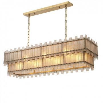 Lustra suspendata design LUX Caprera Rectangular, alama antica 115819 HZ