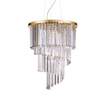 Lustra suspendata moderna design elegant CARLTON oro sp12 213521