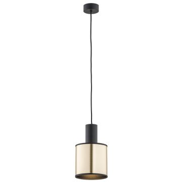 Pendul cu spot design modern minimalist HERMAN negru/auriu